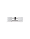 THIRARD - Demi-cylindre Transit 1  30x10mm  nickelé  5 clés