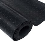 vidaXL Tapis en caoutchouc antidérapant 1 5x2 m 3 mm Point