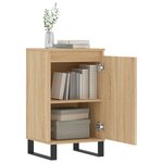 vidaXL Buffets 2 Pièces chêne sonoma 40x35x70 cm bois d'ingénierie