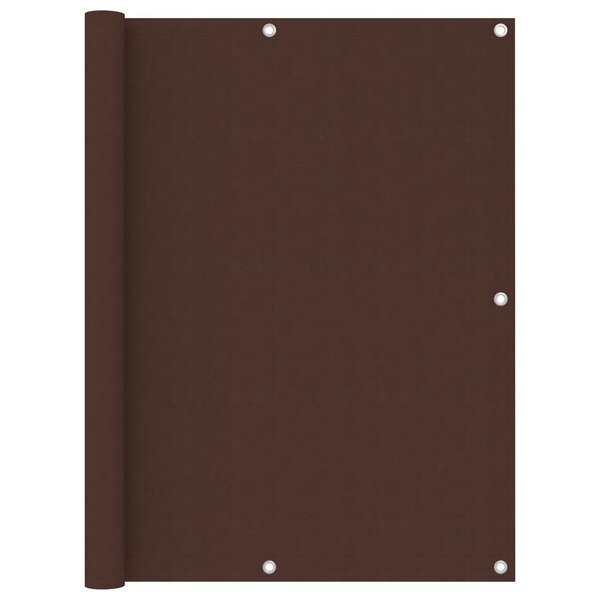 vidaXL Écran de balcon Marron 120x300 cm Tissu Oxford