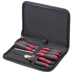 Wiha ensemble d'outils 7 pièces tournevis mécanique et cutters diagonaux