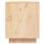 vidaXL Meuble TV 110 5x35x44 cm Bois de pin massif