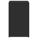 vidaXL Table d'appoint Noir 50x30x50 cm Aggloméré