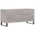 vidaXL Armoire à disques sonoma gris 100x38x48 cm bois d'ingénierie