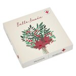 Lot de 6 cartes de voeux avec enveloppe  coffret croix-rouge belle année - draeger paris