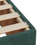 vidaXL Cadre de lit Vert foncé 80x200 cm Velours