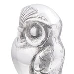 Serre-livres 2 Pièces Argent 12x9x19 cm Aluminium Hibou