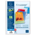 Protège-documents En Polypropylène Semi-rigide Kreacover® Chromaline 200 Vues - A4 - Couleurs Assorties - X 8 - Exacompta