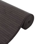 vidaXL Tapis rectangulaire marron foncé 70x1000 cm bambou