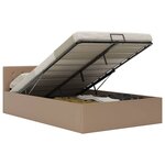 vidaXL Cadre de lit à rangement hydraulique sans matelas 120x200 cm