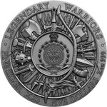 Pièce de monnaie en Argent 5 Dollars g 62.2 (2 oz) Millésime 2023 Legendary Warriors ACHILLES