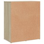 vidaXL Buffets 2 Pièces chêne sonoma 60x31x70 cm bois d'ingénierie