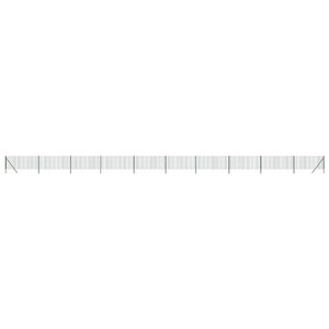 vidaXL Clôture en treillis métallique vert 0 8x25 m acier galvanisé