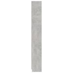 vidaXL Bibliothèque à 5 niveaux Gris béton 60x24x175cm Bois ingénierie