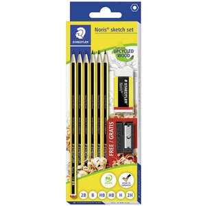 Kit crayon noris + gomme + taille-crayon gratuit staedtler