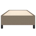 vidaXL Cadre de lit Taupe 80 x 200 cm Tissu
