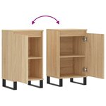 vidaXL Buffets 2 Pièces chêne sonoma 40x35x70 cm bois d'ingénierie