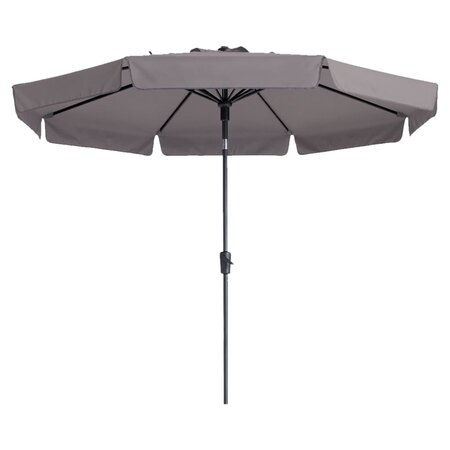 Madison Parasol Flores Luxe 300 cm Rond Taupe