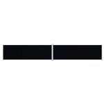 vidaXL Auvent latéral rétractable Noir 200x1200 cm