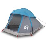 vidaXL Tente de camping à dôme 1 personne bleu imperméable