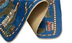Tapis enfant Circuit de voiture 80 x 150 cm - Bleu