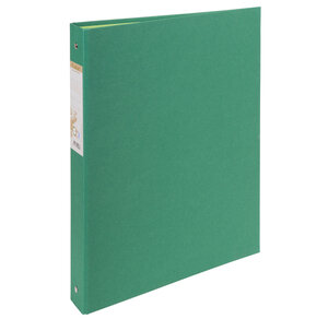Classeur rembordé papier 4 anneaux 30mm Forever - A4 vert foncé EXACOMPTA