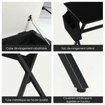 Bureau d'ordinateur de bureau 120cm tiroir cubique sac de rangement latéral station de travail moderne et élégante pour ordinateur portable noir 20_0004834
