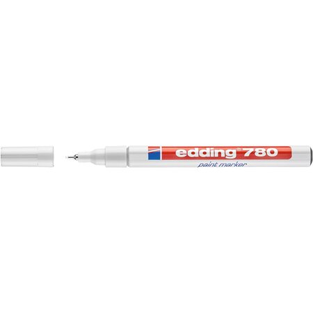 Marqueur Peinture 780 Blanc Pointe Fine 0 8 mm x 10 EDDING