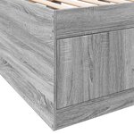vidaXL Lit de jour et tiroirs sonoma gris 100x200cm bois d'ingénierie