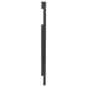 Pied latéral à sceller Noir Sablé RAL 2100 MS
