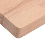 vidaXL Dessus de bureau 100x60x4 cm bois massif de hêtre