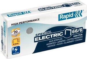 Boite de 5000 agrafes Strong 66/7 pour agrafeuse électrique RAPID