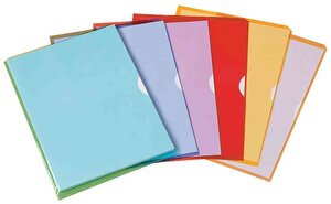 Sachet de 10 pochettes-coin Fard'liss mauve en PVC 20/100e ELBA