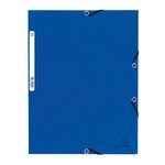 Chemise À Élastique 3 Rabats Carte Lustrée 355gm2 - A4 - Couleurs Assorties - X 125 - Exacompta