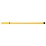 Stylo feutre pen 68  jaune clair stabilo