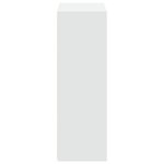 vidaXL Buffet haut blanc 70x41x124 cm bois d'ingénierie