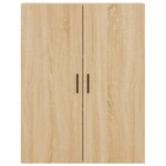 vidaXL Armoire murale chêne sonoma 69 5x34x90 cm