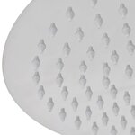vidaXL Tête de douche plongeante ronde en acier inoxydable 30 cm
