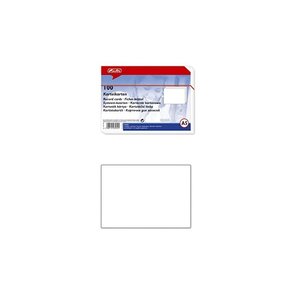 herlitz 100 Fiches bristol A5 uni blanc