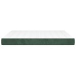 vidaXL Matelas de lit à ressorts ensachés 160x210x20 cm velours