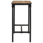 vidaXL Table de bar 110x55x107 cm bois de manguier massif brut