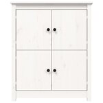 vidaXL Buffet Blanc 83x41 5x100 cm Bois massif de pin