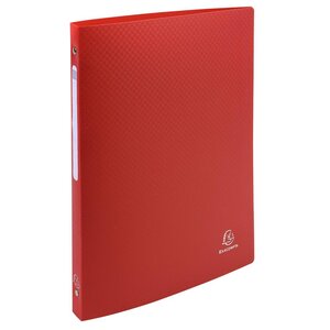 Classeur 4 anneaux 15mm polypropylène OPAK - A4 Rouge x 20 EXACOMPTA