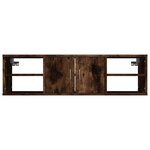 vidaXL Étagère murale chêne fumé 102x30x29 cm bois d'ingénierie