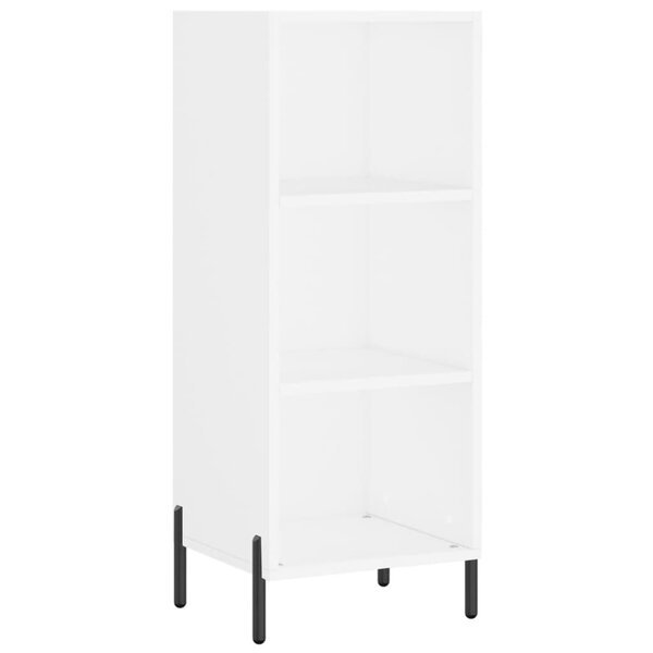 vidaXL Buffet blanc 34 5x32 5x90 cm bois d'ingénierie