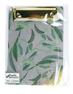 Mini Planche clipboard plastique 12x17cm Botanic