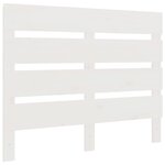 vidaXL Cadre de lit blanc 100x200 cm bois de pin massif