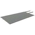 vidaXL Panneaux de terrasse et accessoires WPC Marron/gris 40 m² 2 2 m