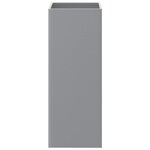 vidaXL Jardinière argenté 32x29x75 cm acier galvanisé