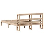 vidaXL Cadre de lit avec tête de lit 120x200 cm bois de pin massif